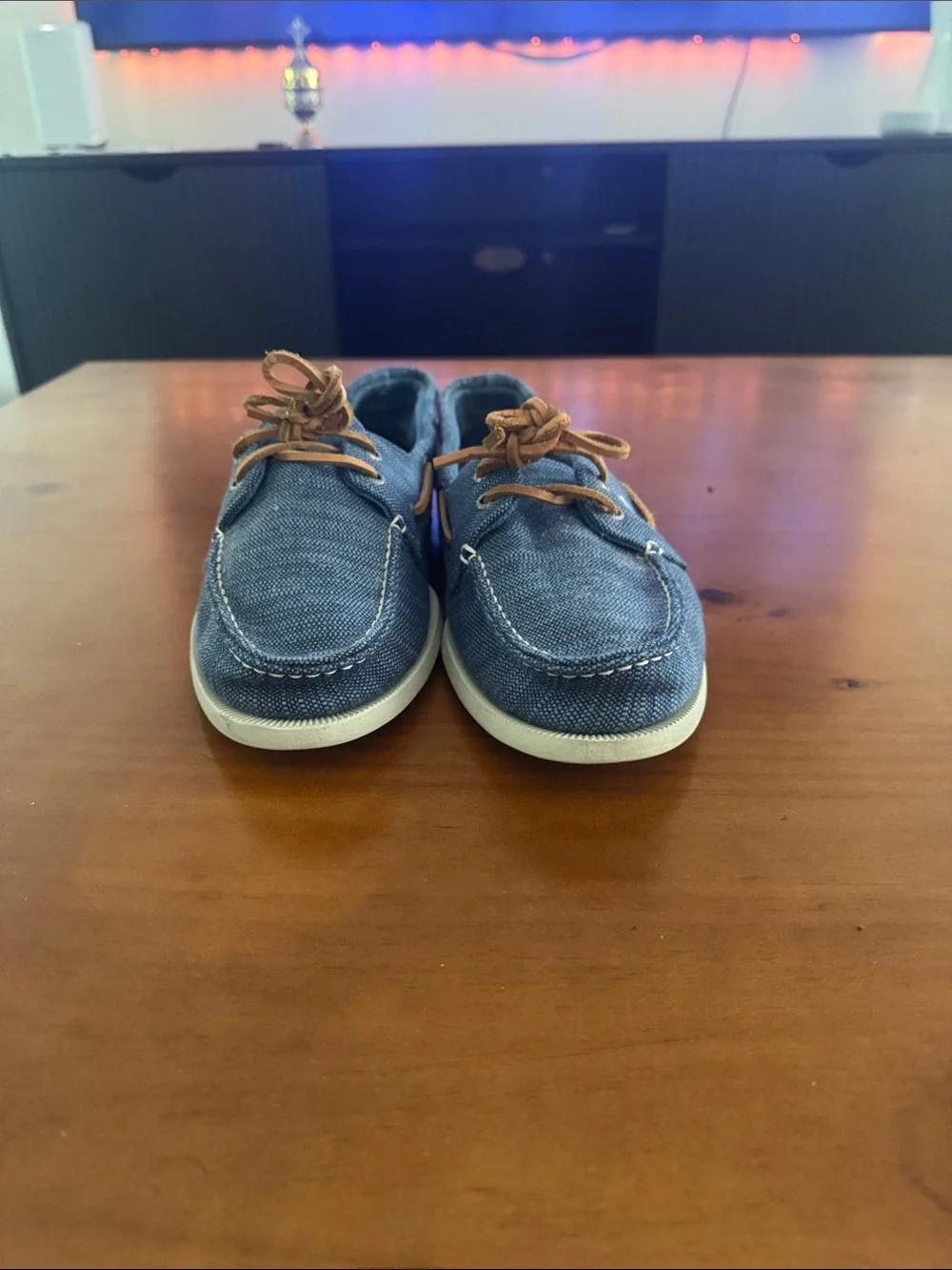 Men’s Baja Canvas Boat Shoes Size 11.5